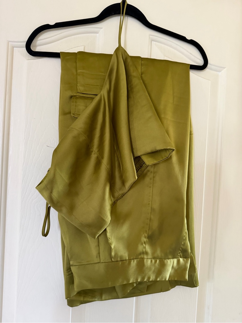 House of Harlow 1960 Olive Satin Men's Pants